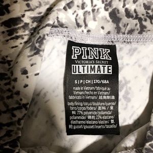 Pink by Victoria Secret Small White Grey leggings